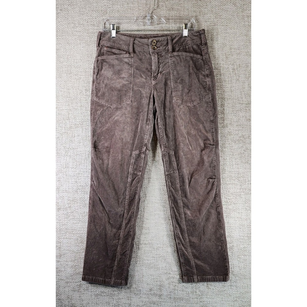 Pilcro The Wanderer Corduroy Pants Womens 28 Mauve Brown Rustic Boho